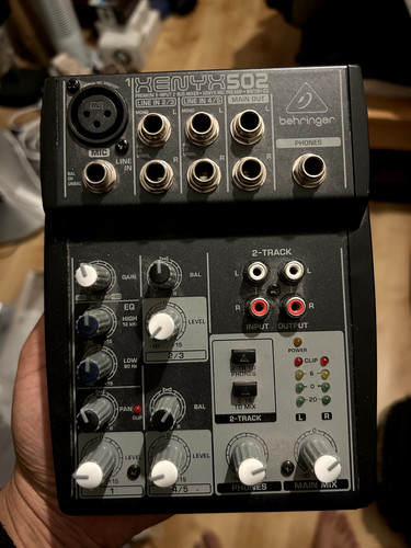 Behringer 802 xenyx input - behringer, 8-input
