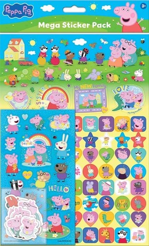 Peppa pig mega sticker - peppa,