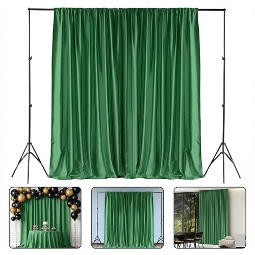 Stage backdrop pleated - 3m,