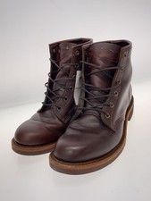 Chippewa Boots Bordeaux Leather Work Boots Men's Size 8D