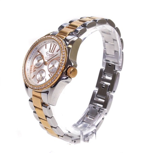 Aviator ladies watch rose - watch, gold