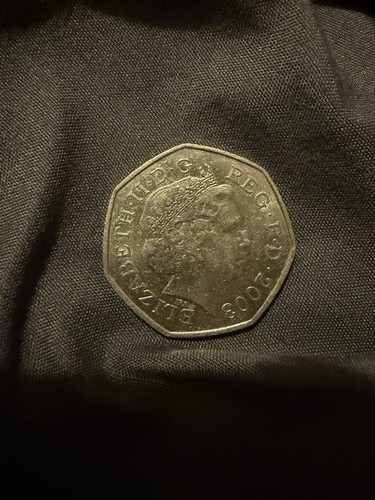 2003 50p coin - uk, suffragette