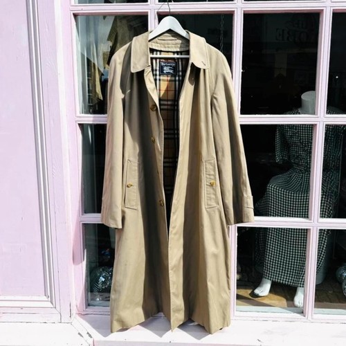 Vintage burberry trench coat - trench,