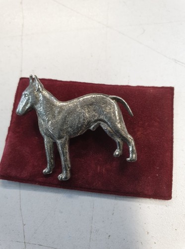 English bull terrier brooch - bull,