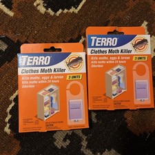 2 Boxes TERRO Clothes Moth