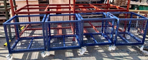 Metal pallet british - pallet, stackable
