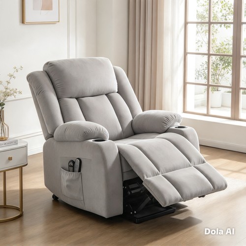 Grey fabric rise - grey,