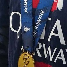 Munich 2025 Final Medal Champions League Medal Fans Souvenirs with Ribbon