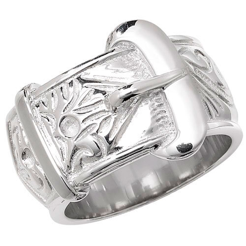 Buckle ring 925 sterling - ring,