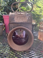 Vintage Antique Duntafil Railway Train Lamp - Oil Paraffin