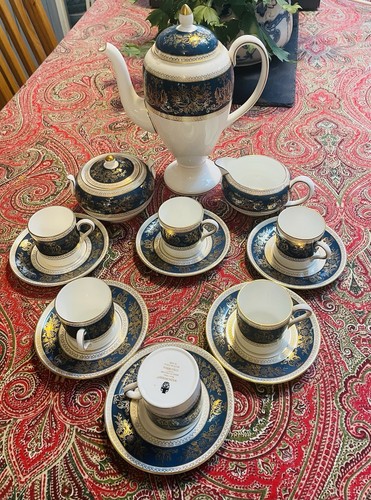 Wedgwood columbia blue gold - wedgwood, blue&