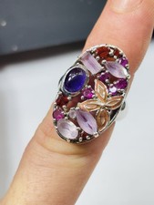 Unusual QVC silver,amethysts