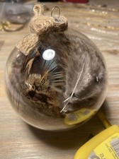 Pheasant Feather Bauble 4”