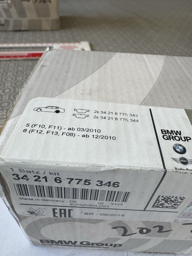 Genuine bmw rear - rear, brakepads