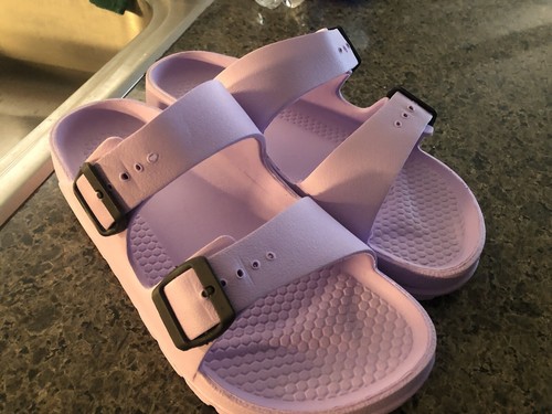 Lavender sandals women - 10,
