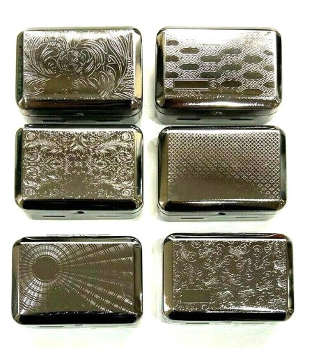 Tobacco tin with paper holder - tin,
