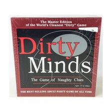 TDC Boardgame Dirty Minds - The Game of Naughty Clues (Master Ed) Box VG/EX
