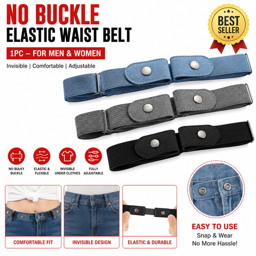 1pc invisible elastic waist - 1pc,