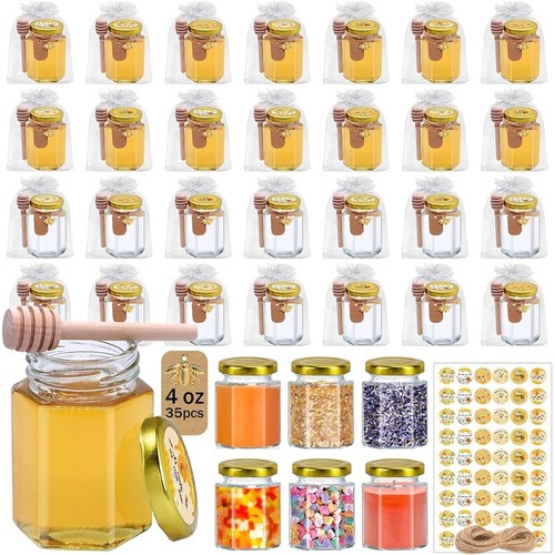 Mini honey jars - jars, set