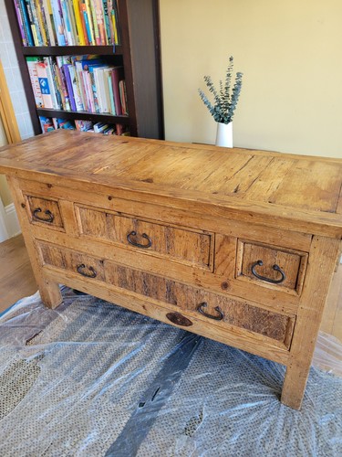 Wooden chest drawers brown - of,