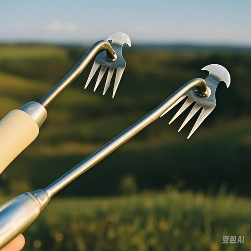 Teeth weed puller hand - teeth,
