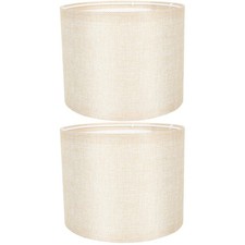  2 Pieces Lamp Shade for Living Room Lampshade Table Fabric Replacements