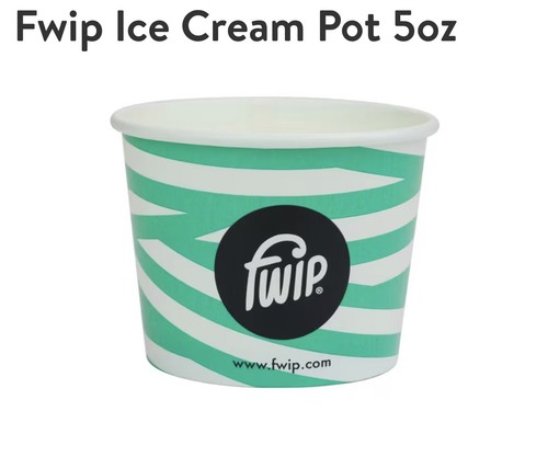 Fwip disposable ice cream cups - disposable,