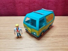 Scooby Doo Rare Mystery Machine Toy Van Converts to A Plane & Fred Figure