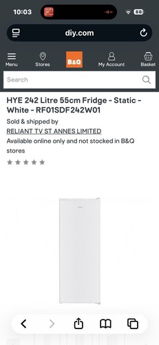 Tall freestanding fridge - tall,