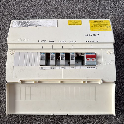 Used way hager plastic - used,