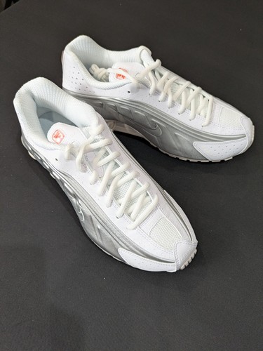 Nike shox white silver uk - r4,