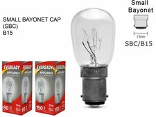 ONE Sewing Machine Lamp -Push In Light Bulb15W The thinner SINGER- Bayonet fit