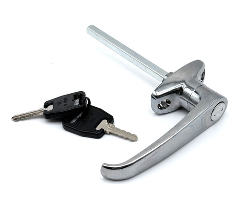 Chrome lever locking - lever, door