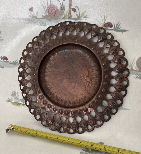 Antique repousse work hammered - antique,