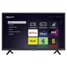 EMtronics Roku TV Smart 32" Inch HD Ready with Freeview Play, Apps and 3 x HDMI