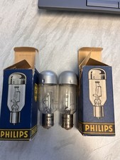 Philips Projector bulb lamp A1/186 12V 100W BA15S Type 7238N/05 NEW. X2