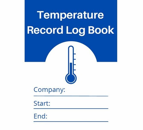 Temperature record log book - temperature,