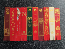 10 LEATHER BOOKMARKS with