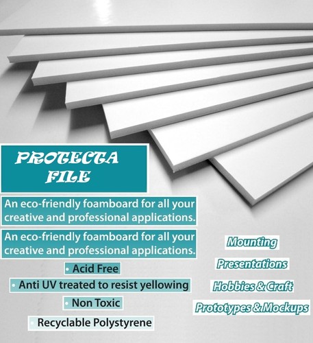 5mm white tri fold - 5mm,
