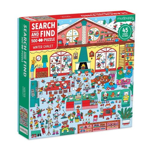 Winter chalet 500 piece 20x20 - winter,