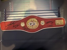 IBF Mini World Championship Belt Signed By 6 Former IBF Champions