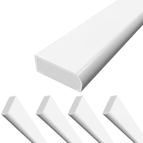 Upvc plastic trim 20mm x - plastic, 1m