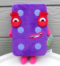BBC CBEEBIES NUMBER BLOCKS NUMBERBLOCK SIX PLAYFUL PAL LEARNING PLUSH SOFT TOY
