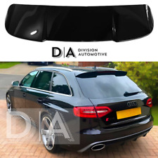 Audi A4 B8 Avant Estate 2008-16 RS4 Look Rear Roof Spoiler Wing Kit Gloss Black