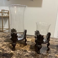 Home Interiors Modern Rustic Village Living Room Vase Set of 2 Home Decor