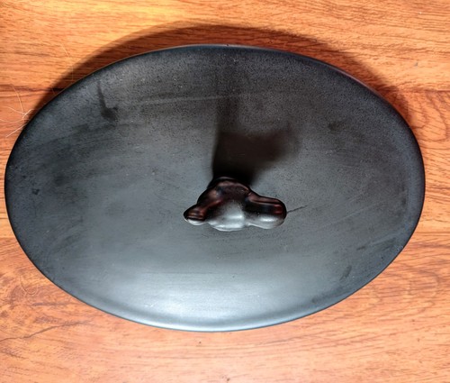 Black oven casserole - black, with