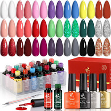 25 Pcs Gel Nail Polish Set,Uv