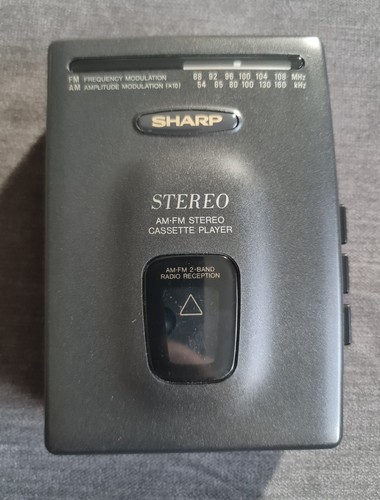 Sharp walkman cassette radio - walkman,