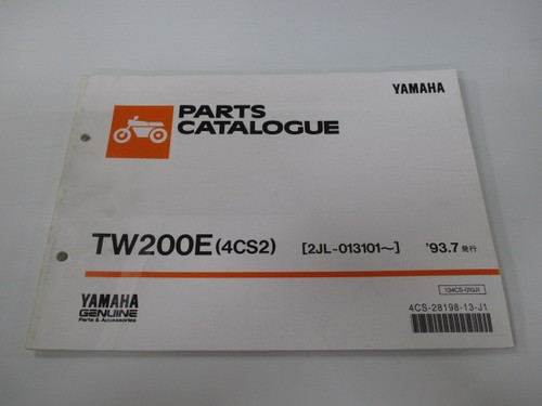 Tw200e parts list 1st - tw200e, edition