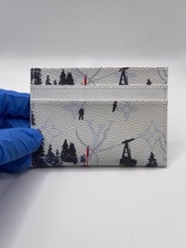 LV Double Card Holder White AUTH & NEW